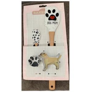 🇺🇸 DOG MOM Spatula and Cookie Cutters NWT